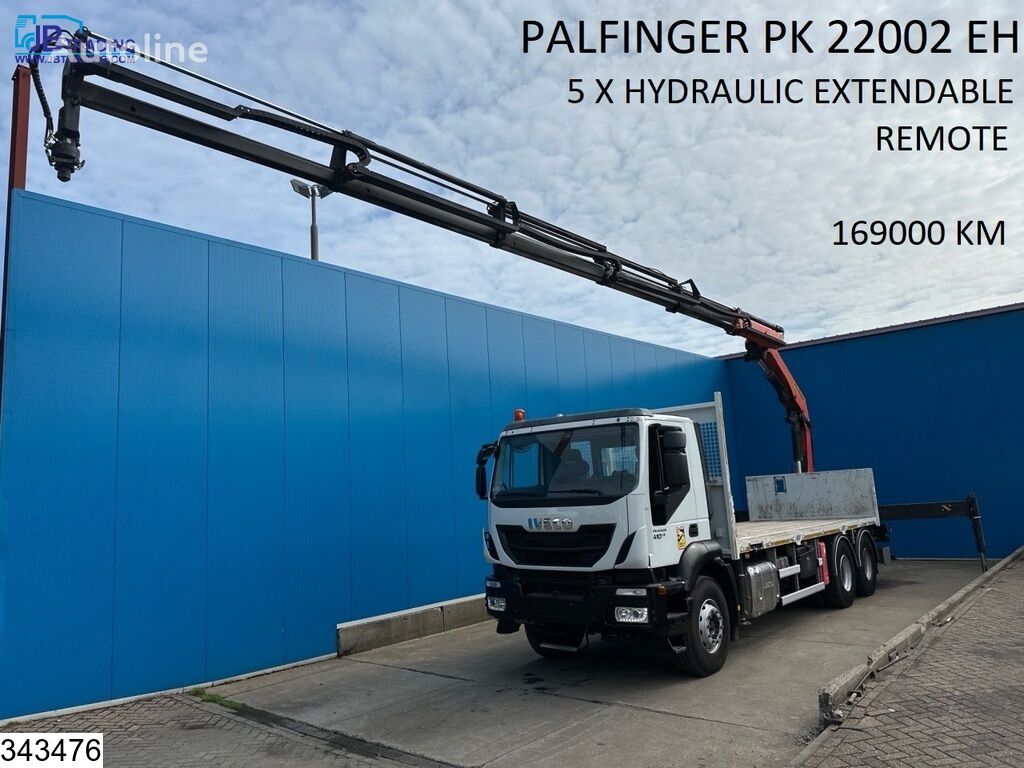 бортовой грузовик IVECO Trakker 410 6x4, EURO 6, Palfinger, Remote