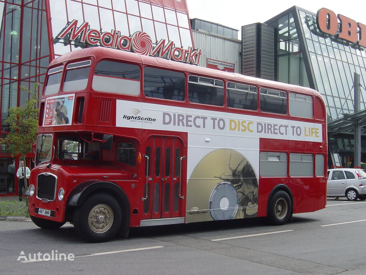 двухэтажный автобус Bristol LODEKKA (repainted 2023) Low Height British Double Decker Bus Ma