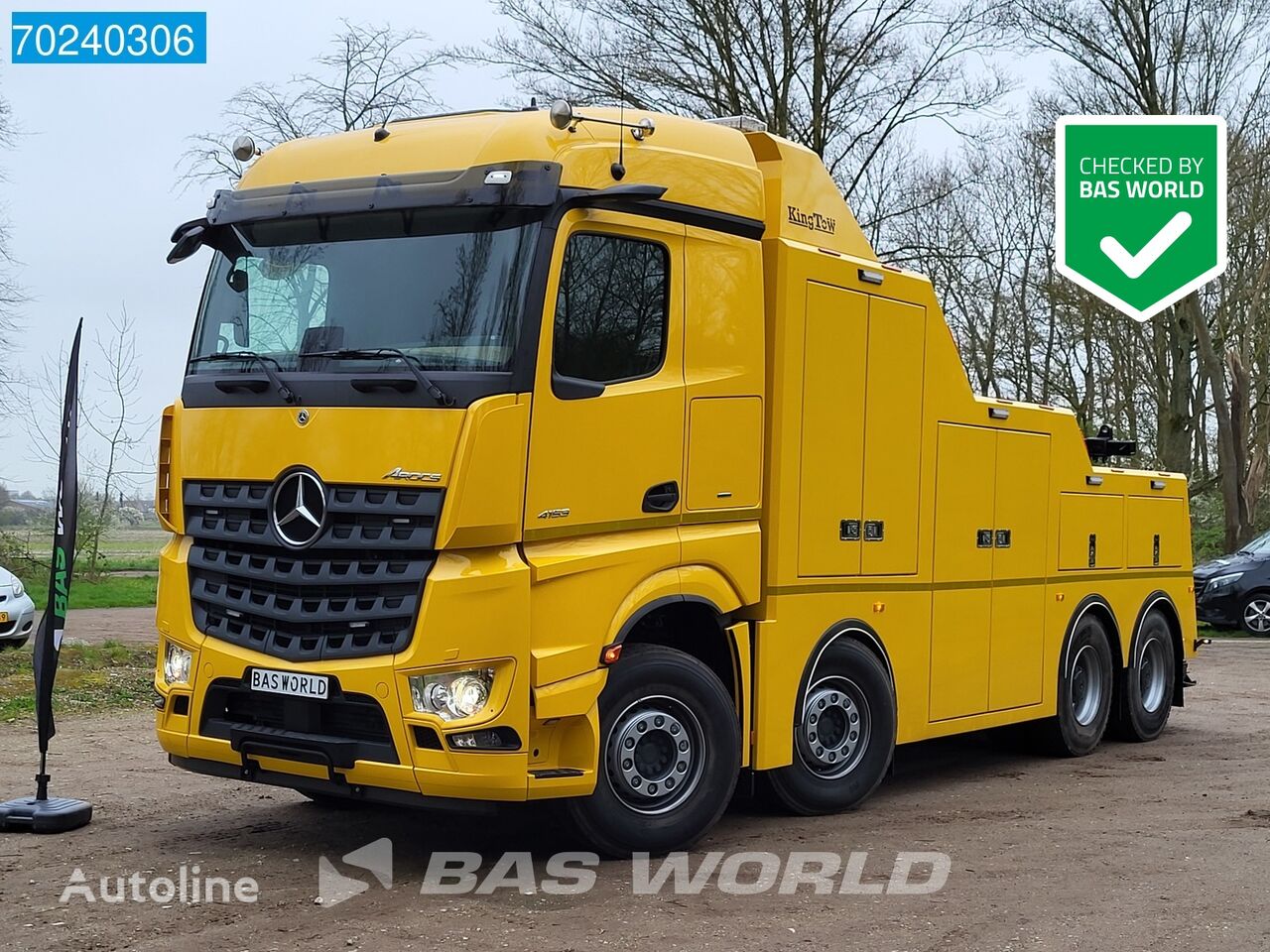 Купить эвакуатор Mercedes-Benz Arocs 4153 8X4 Miller Industries Century  5230 Abschleppwagen Rec Нидерланды Veghel, NR39394