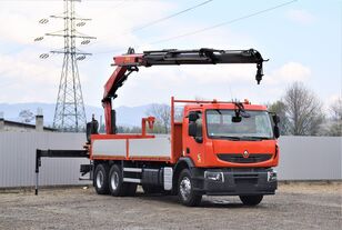 бортовой грузовик RENAULT Premium 370* FASSI F175A.23 + FUNK/ 6x4