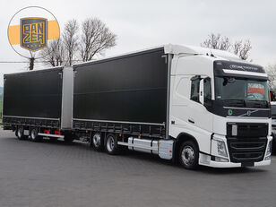 грузовик штора VOLVO FH460, автопоезд 120м3, без пробега по РФ + прицеп штора