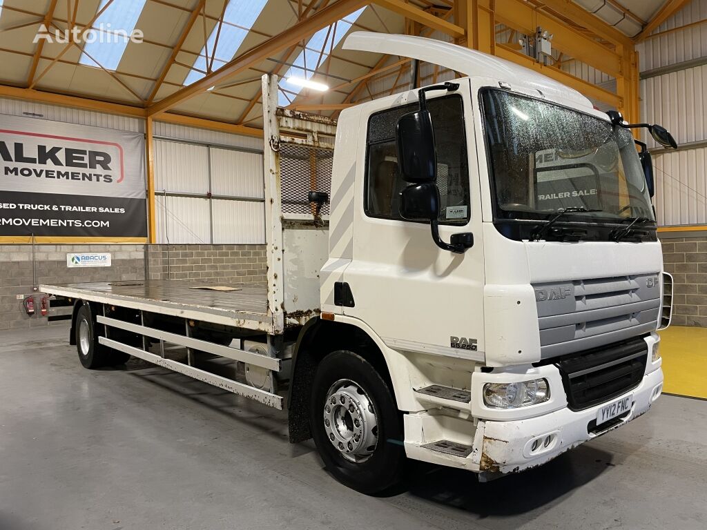 грузовик платформа DAF CF65 EURO 5 4X2, 18 TONNE FLATBED – 2012 – YY12 FNC