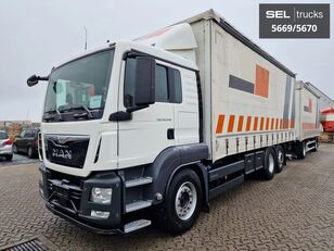 грузовик штора MAN TGS 26.440 6X2-4 LL / ZF Intarder / Staplerhalterung / Lenkachse