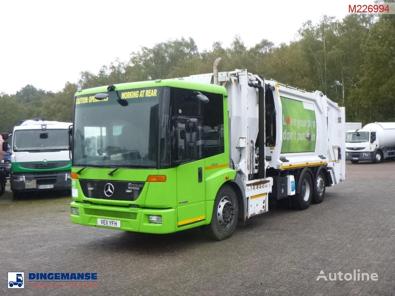 мусоровоз Mercedes-Benz Econic 2629 RHD 6x2 Geesink Norba refuse truck
