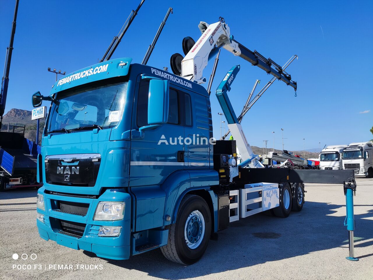 крюковой мультилифт MAN TGS 26.480 6x2 Grua Hmf Multilift Euro 5