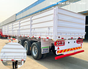 новый полуприцеп зерновоз TITAN 3 Axle Side Wall Grain Trailer for Sale in Zambia