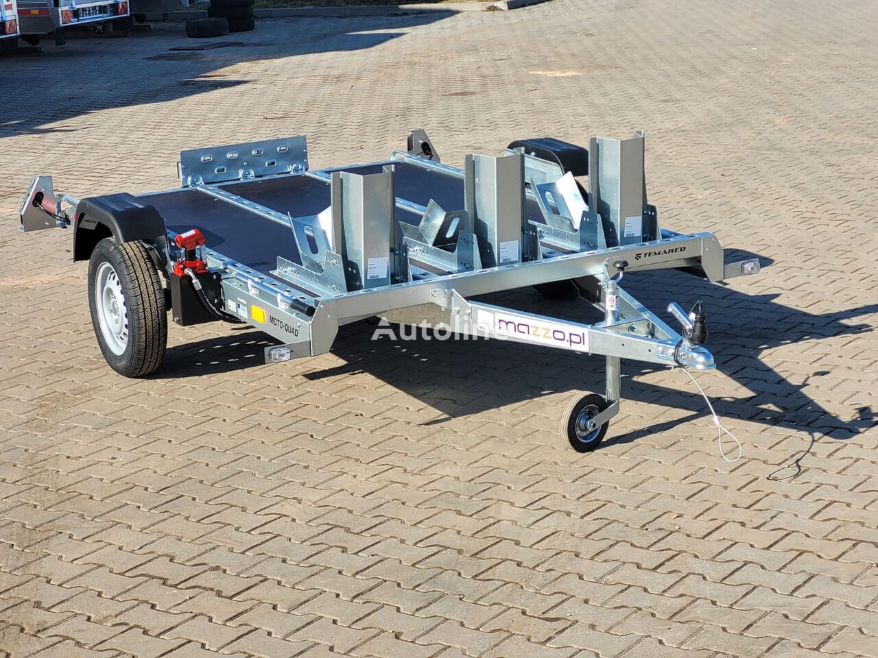 новый прицеп для мототехники MotoQuad 2616 trailer  246 x 160cm 750kg