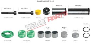 суппорт RelaxParts 640 225 921 2 для полуприцепа WABCO PAN 19,5 / 22,5           Caliper Guides & Seals Repair Kit